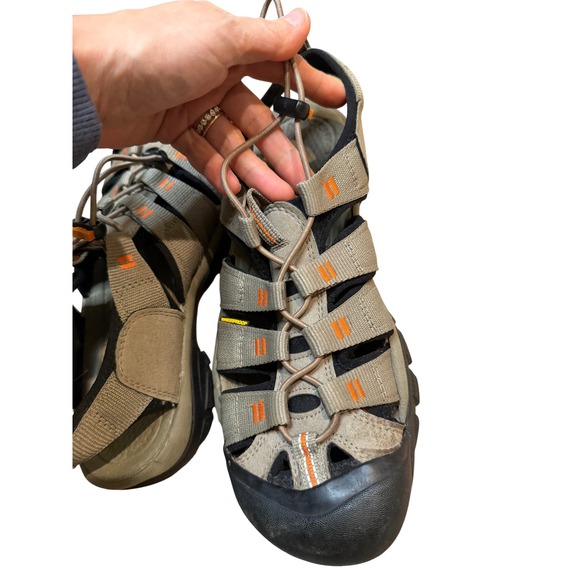 Keen Newport H2 Mens Waterproof Hiking Sandals Tan Orange Outdoor Shoes - Picture 5 of 16